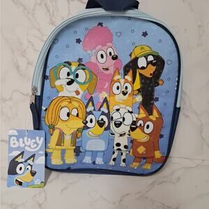 NEW Kids Sparkly Bluey Backpack